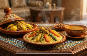 المطبخ المغربي: سيمفونية الذوق والتاريخ - موسوعة شاملة للأسرار والتقاليد وفنون الطهي العريقة